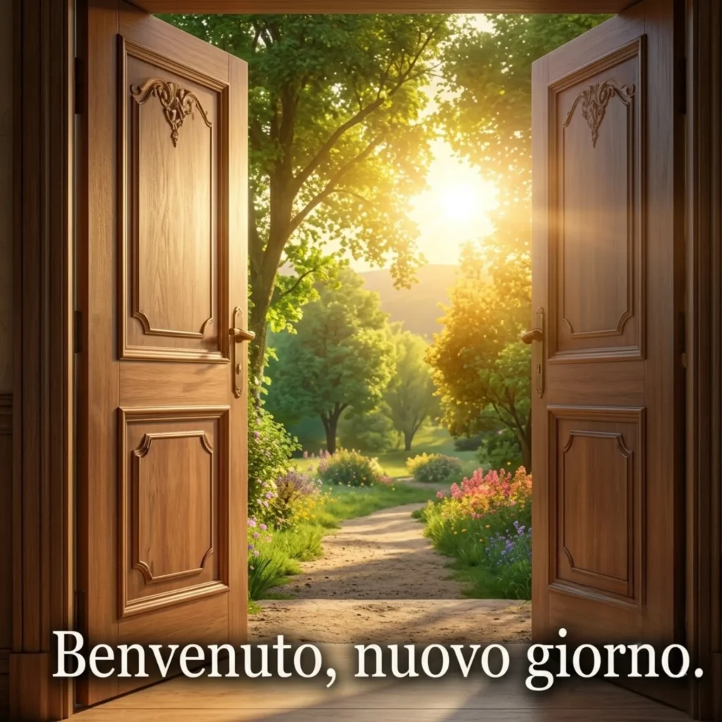 Benvenuto nuovo giorno