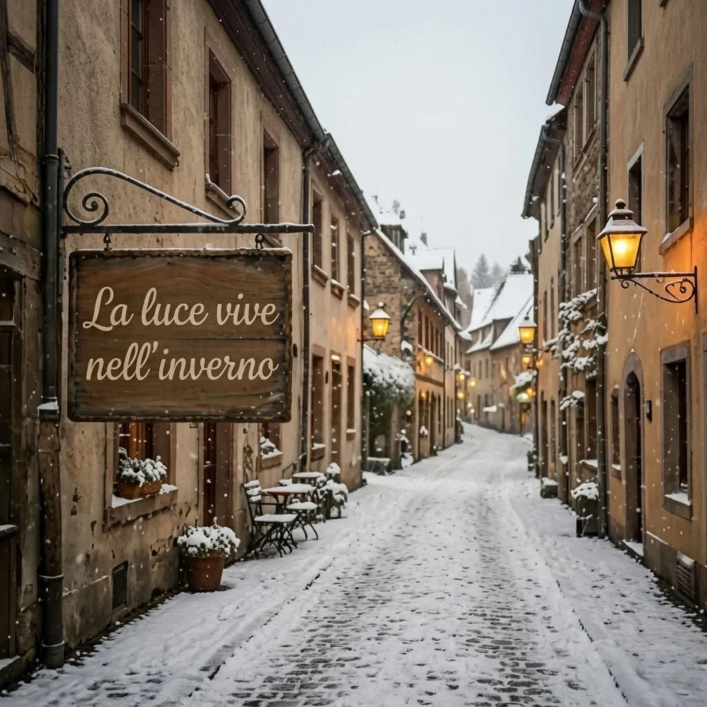 La luce vive nell inverno