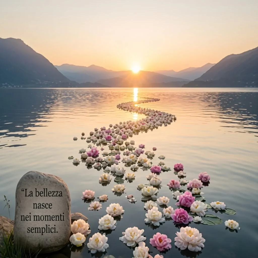 la bellezza nasce nei momenti semplici