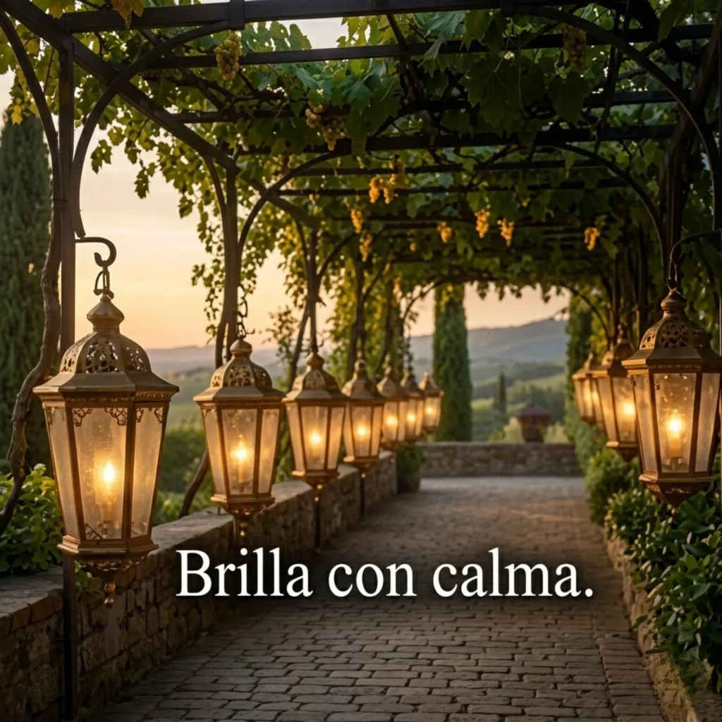 Brilla con calma