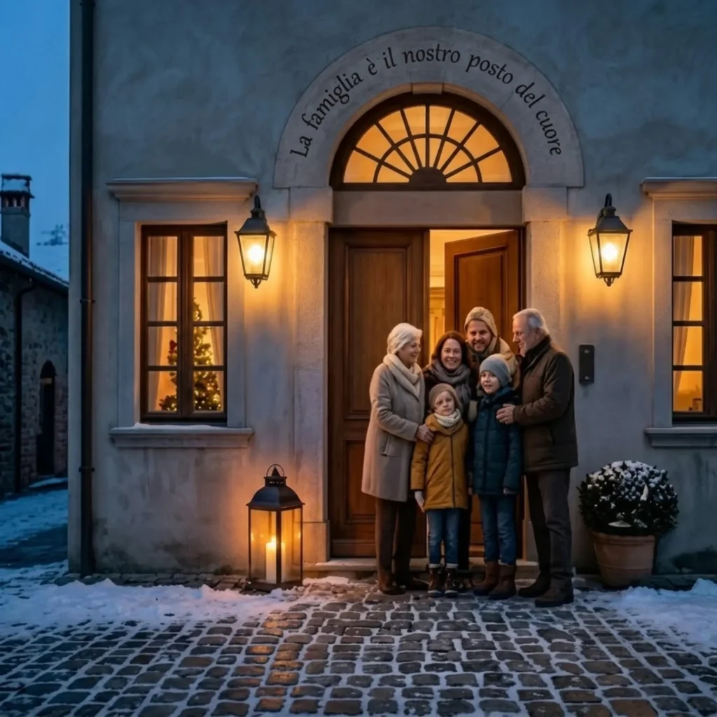 "La famiglia è il nostro posto del cuore."