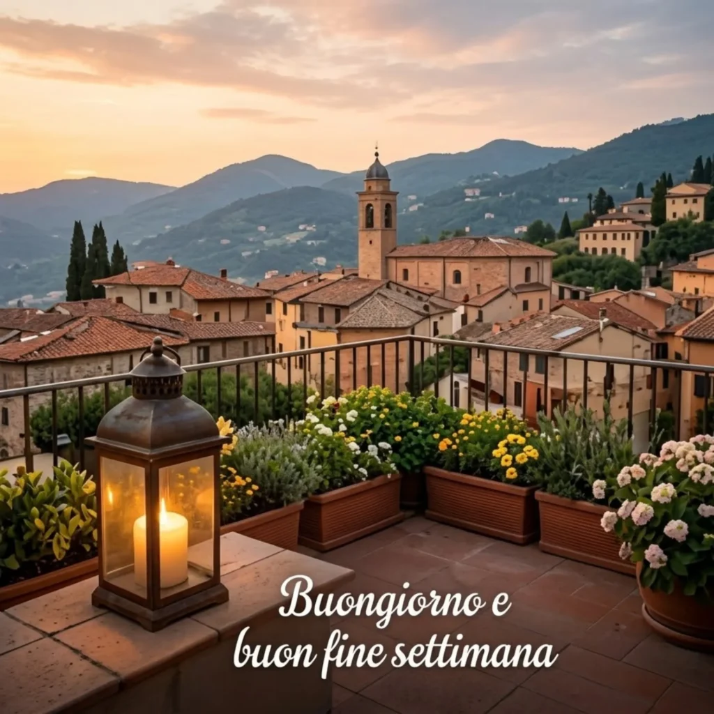Buongiorno e buon fine settimana