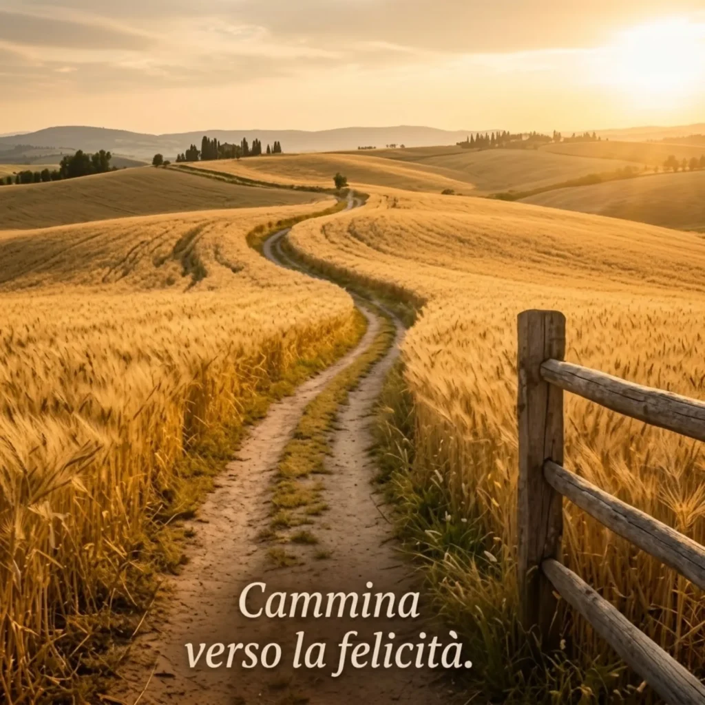 Cammina verso la felicita