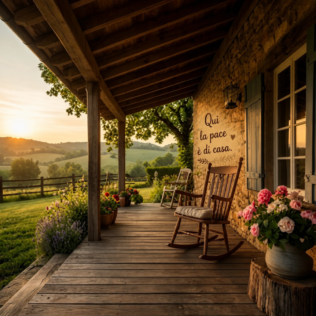 Qui la pace `e di casa