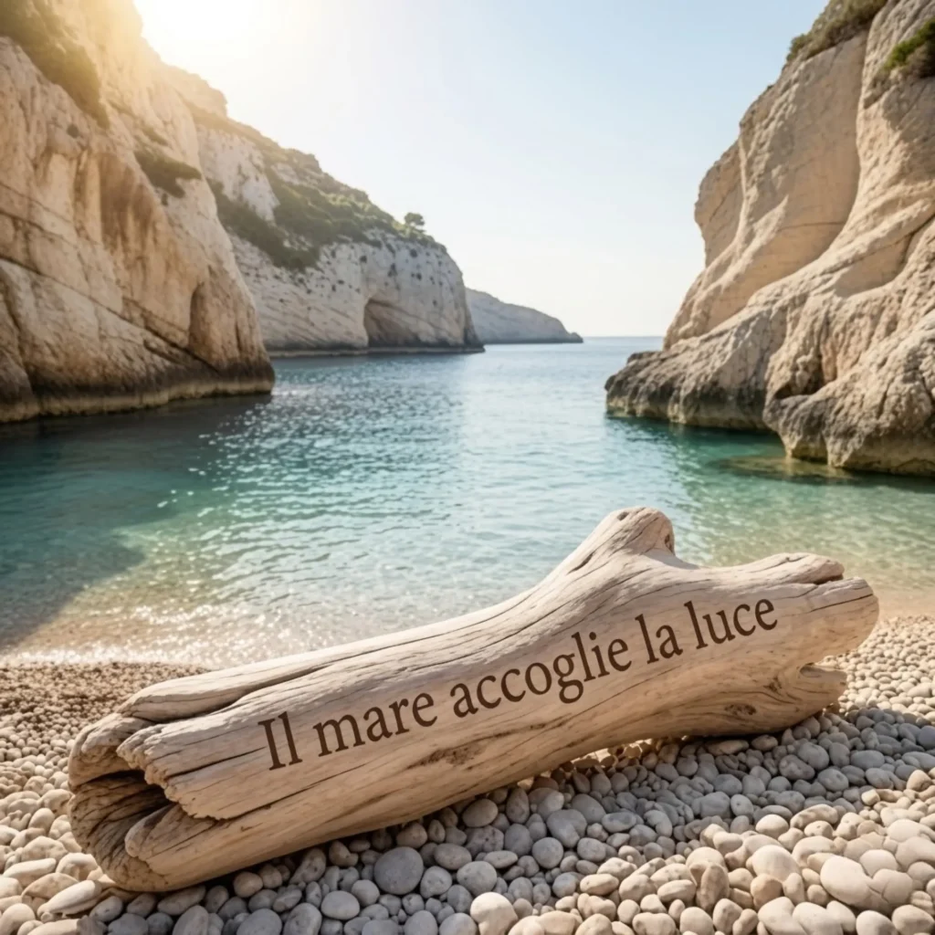 Il mare accogile la luce