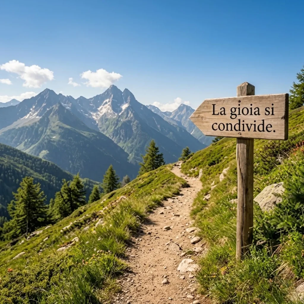 LA gioia si condivide