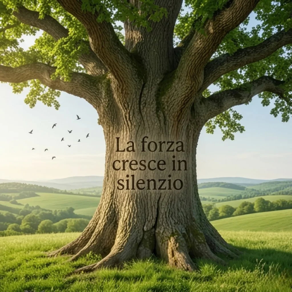 La forza cresce in silenzio