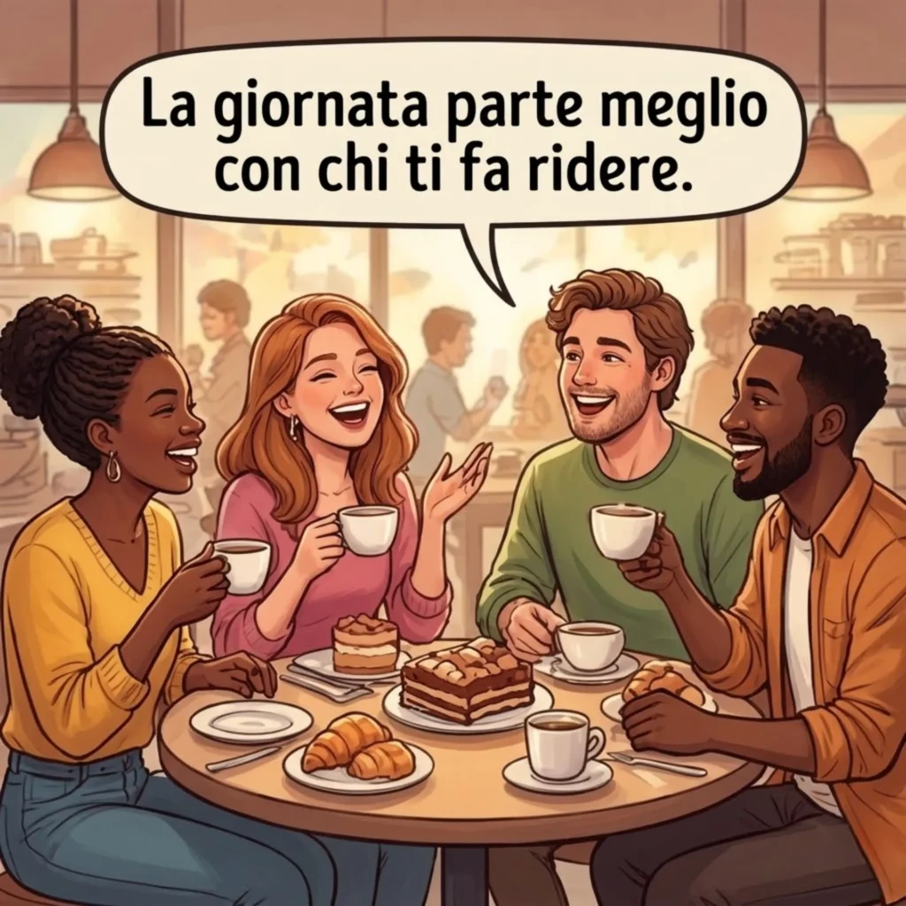 La giornata parte meglio con chi ti fa ridere
