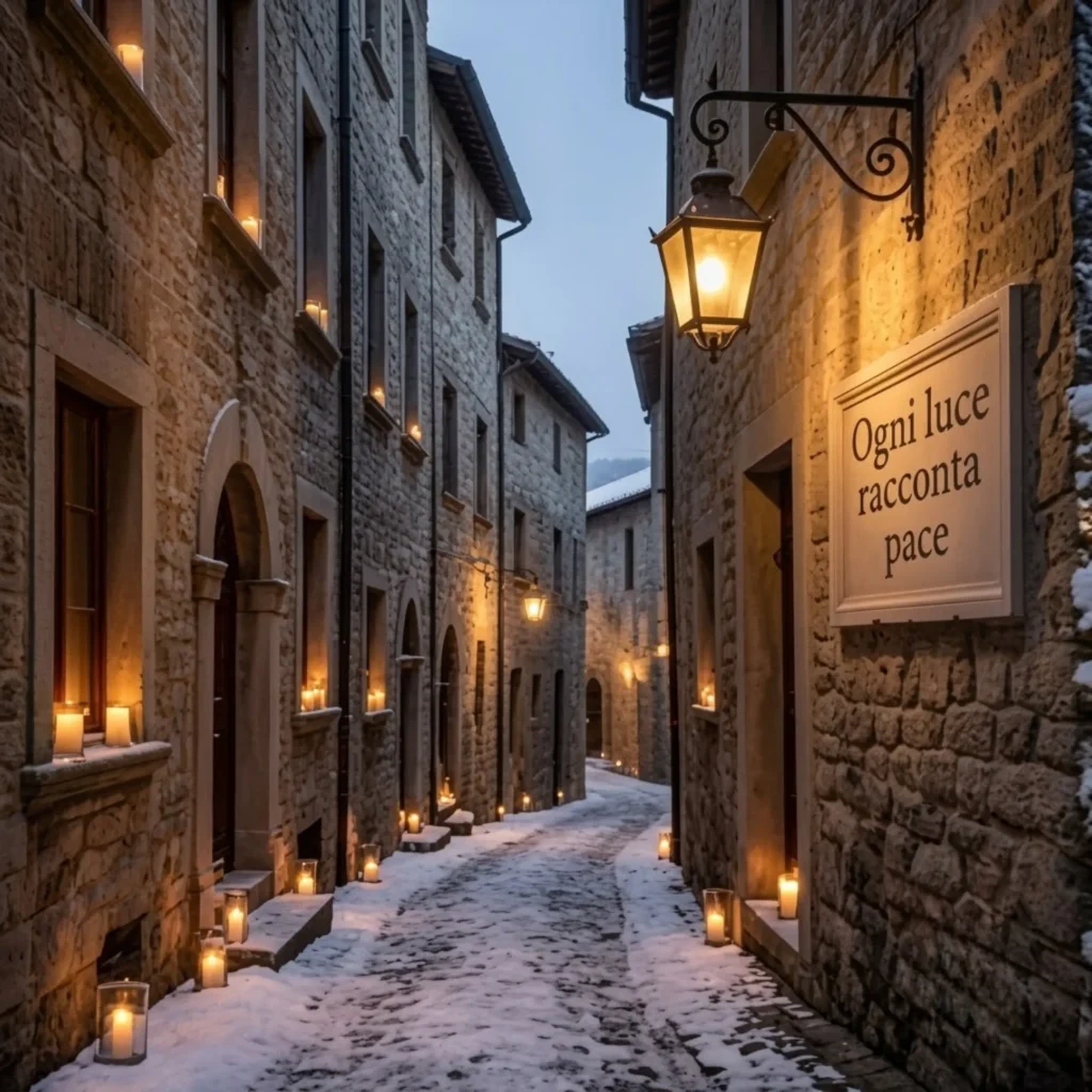 Ogni luce racconta pace
