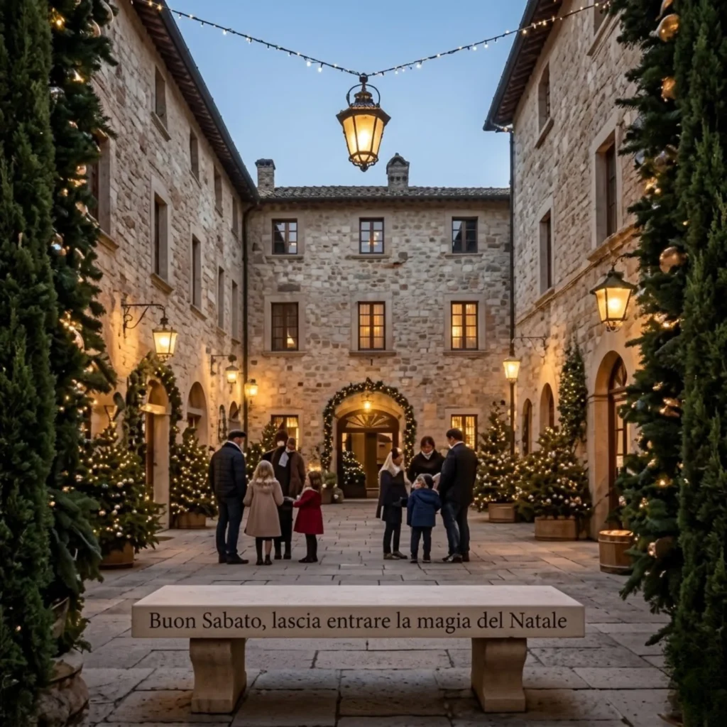 buon sabato lascia entrare la magia del natale