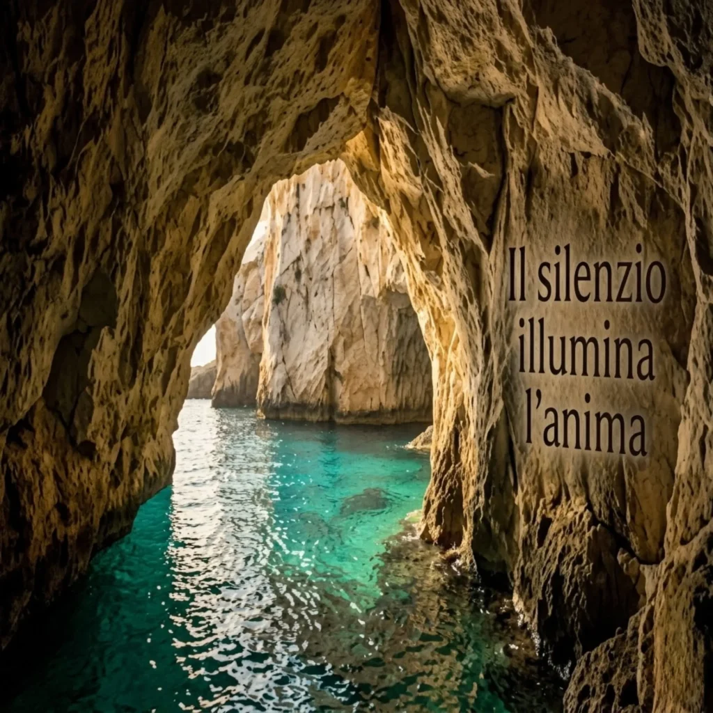 il silenzio illumina l'anima